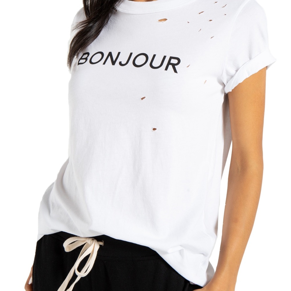 n:PHILANTHROPY BONJOUR Distressed T-shirt